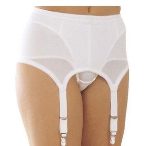 NWT Rago white garter belt